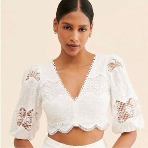 ANTHRO | RAHI Mendocino Lace Crop Top 
listing-status-banner